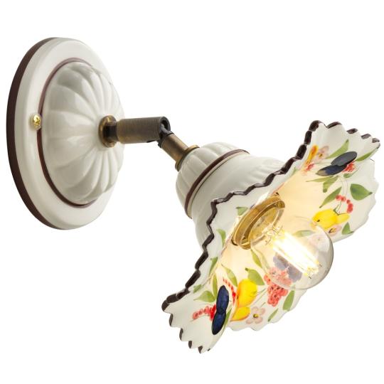 klasicky obciansky romanticky rucne malovany mediteransky nalepkovacia lampa bodova lampa vidiecke osvetlenie kvetinova vidiecka rucne malovana nastavitelna kuchyna sedliacky dom balaton lampy.jpg